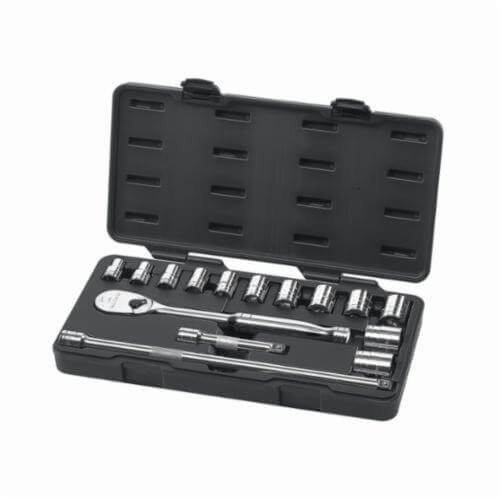 GearWrench® 80706 Mechanics Tool Set, Imperial, 6 Points, 1/2 in, 15 pc