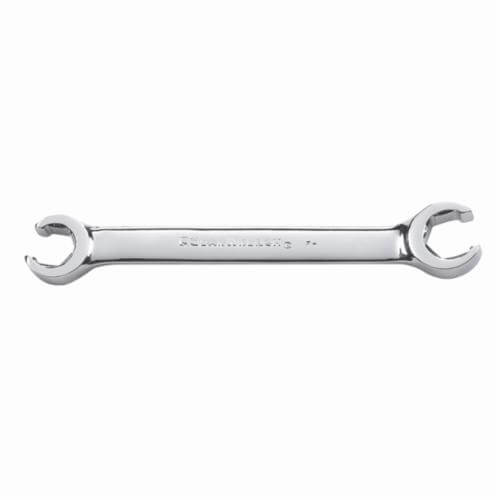 GearWrench® 81681 Flare Nut Wrench, Double Head Regular Length, Imperial, Non-Ratcheting Wrench, 3/8 x 7/16 in Wrench Opening