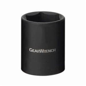 GearWrench® 84303N Socket, Standard Length, Impact Rated, Imperial, 3/8 in Drive, 1/2 in Socket, 1.102 in OAL