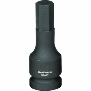 GearWrench® 84401 Driver Socket Bit, Standard Length, Impact Rated, Imperial, Hex Drive, 3/8 in Drive, Hex Bit, 3/8 in Bit