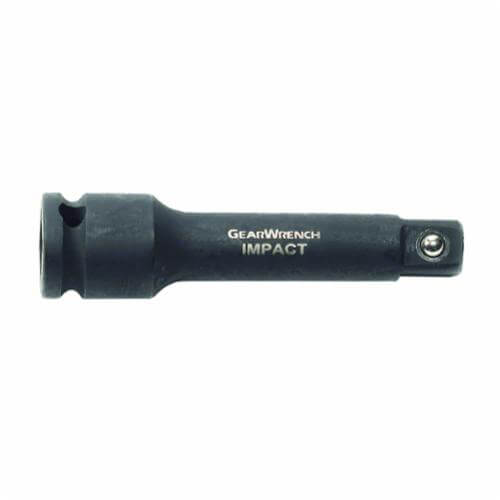 GearWrench® 84406 Socket Extension, Standard, Impact Rated, Imperial, Tang Drive, 3/8 x 3/8 in Drive, 3 in OAL, Pin Hole Locking