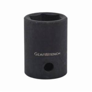 GearWrench® 84504N Socket, Standard Length, Impact Rated, Imperial, Square Drive, 1/2 in Drive, 5/8 in Socket, 1.496 in OAL,