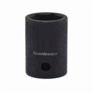 GearWrench® 84545N Socket, Standard Length, Impact Rated, Metric, 1/2 in Drive, 27 mm Socket, 1.614 in OAL, 0.63 in Opening Depth