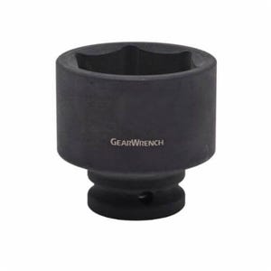 GearWrench® 84802 Socket, Standard Length, Impact Rated, Imperial, Square Drive, 3/4 in Drive, 7/8 in Socket, 2.008 in OAL