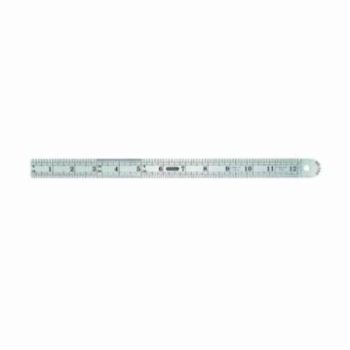 General® 1201ME Flexible Industrial Precision Rule with Hanging Hole, Graduations Every 0.5 mm and 32nd, 8th, 16th of an Inch