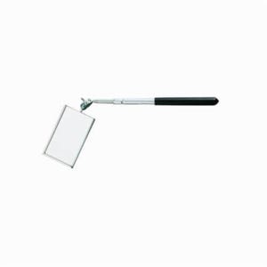 General® 560 Telescoping Glass Inspection Mirror, 3-1/2 x 2 in Mirror, Rectangle Shape, 11-1/6 to 16 in L, Knurled Grip Handle