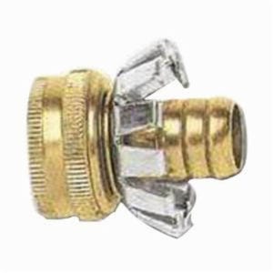 Gilmour® C58F Heavy Duty Clinch Coupler with Swivel Nut, 5/8 in, FGHT, Brass