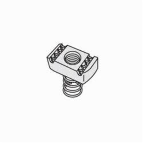 Gregory G-Strut® GN821 Channel Nut with Regular Spring, 3/8-16, 3/8 in H, Steel