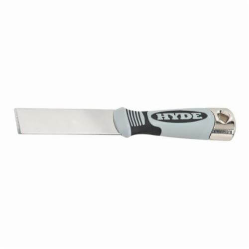 Hyde® 06258 Pro Stainless™ Putty Knife, 3-7/16 in L x 1-1/4 in W, SS Blade, Stiff Blade Flexibility