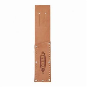 Hyde® 56500 Belt Sheath, 10 x 2 in, Use with Standard and Safety Knife with Blades Up to 6 in, Simulated Leather