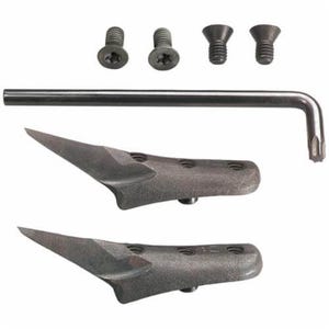 Klein® 86 Pole Climbing Gaff, For use with 1986AR Series Pole Climber, 1-9/16 in, Steel, Tan