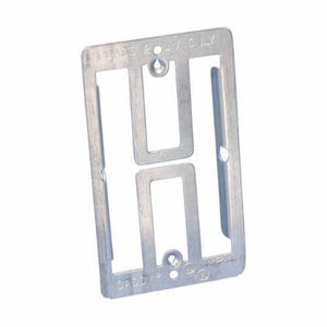 nVent Caddy® MP1 Mounting Plate, Use with Low Voltage Class 2 Outlet, Steel