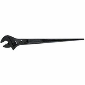 Klein® 3239 Adjustable Construction Wrench, 1-1/2 in Spud Handle Wrench, Black Oxide, 16 in OAL, Alloy Steel