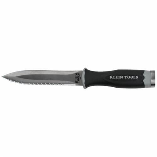 Klein® DK06 Double Edged Serrated Duct Knife, 5-1/2 in L SS Bit