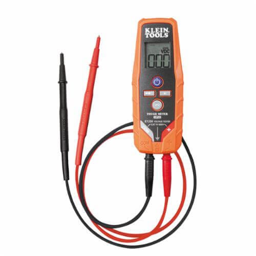 Klein® ET250 Digital Voltage Continuity Tester, 2 to 600V AC/DC, Digital LCD Display