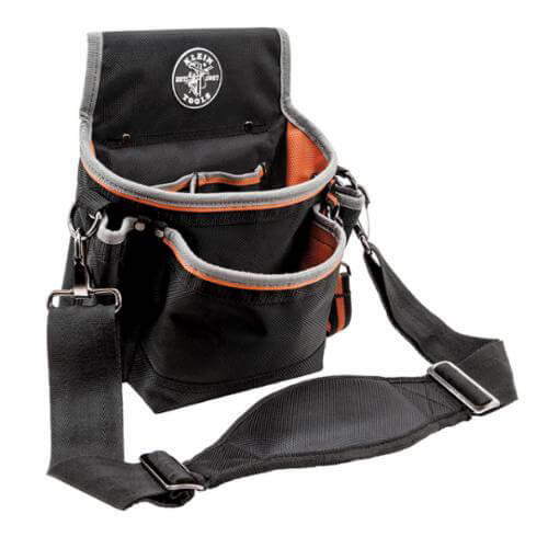 Klein® Tradesman Pro™ 5243 15 pocket Heavy Duty Tool Pouch, For use with Tool Belts, 1680D Ballistic Weave