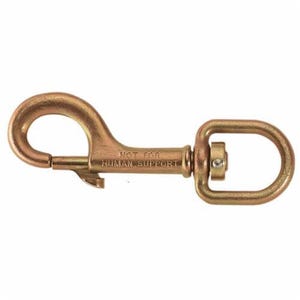 Klein® 470 Swivel Hook with Plunger Latch, 750 lb Load, Forged Steel