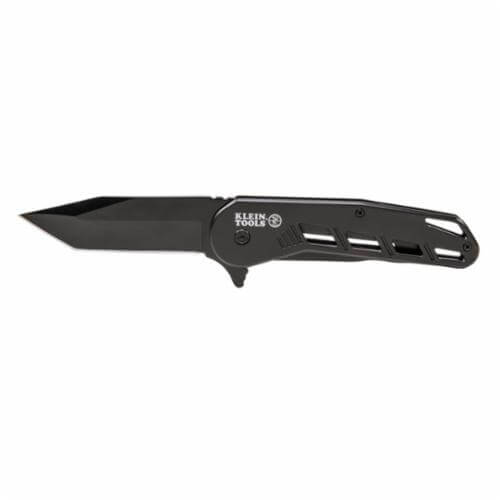 Klein® 44213 Open Pocket Knife, SS Tanto Blade, 3.4 in L Blade, Fine Edge, Bearing Assist Opening, Yes
