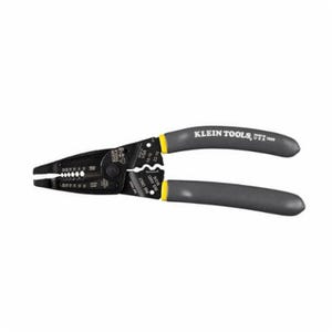 Klein® 1009 Klein-Kurve® Wire Stripper/Crimper, 12 to 22 AWG Stranded/10 to 22 AWG Solid Solid/Stranded Cable, 7-3/4 in OAL