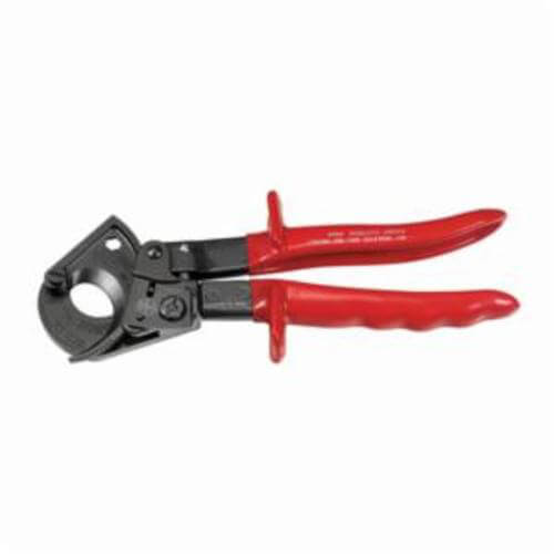 Klein® 63060 Ratcheting Cable Cutter, 400 kcmil Copper, 600 kcmil Aluminum, 1-1/8 in Communications Cable, 10-1/4 in OAL