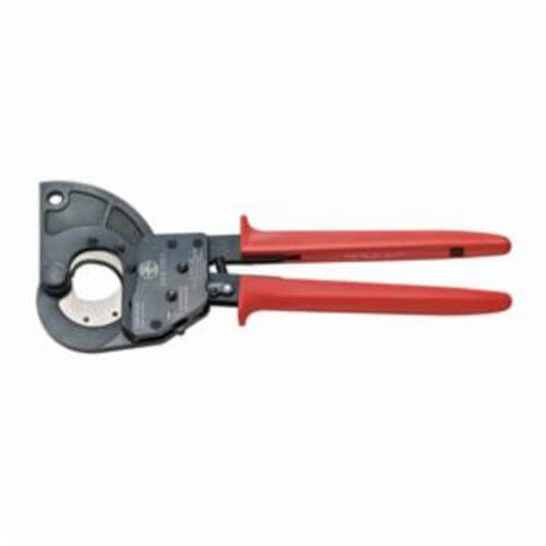 Klein® 63800ACSR High Leverage Ratcheting Cable Cutter, 477 kcmil ACSR, 1-1/4 in Stranded Copper Aluminum Cable/Wire