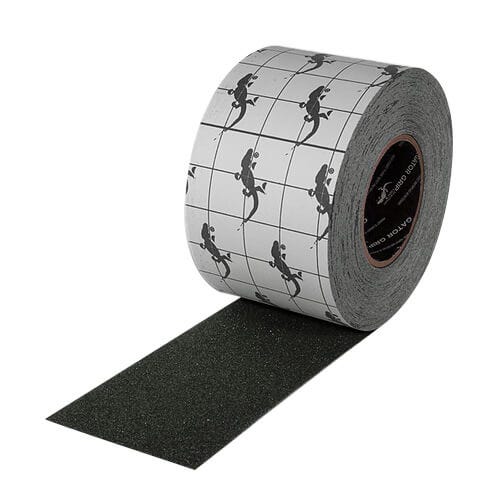Incom® SG3104B Anti-Slip Traction Tape, 60 ft L x 4 in W, Black Gator Grip®