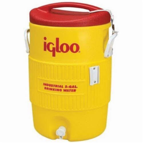 Igloo® 451 400 Heavy Duty Beverage Cooler, 5 gal, Yellow Body