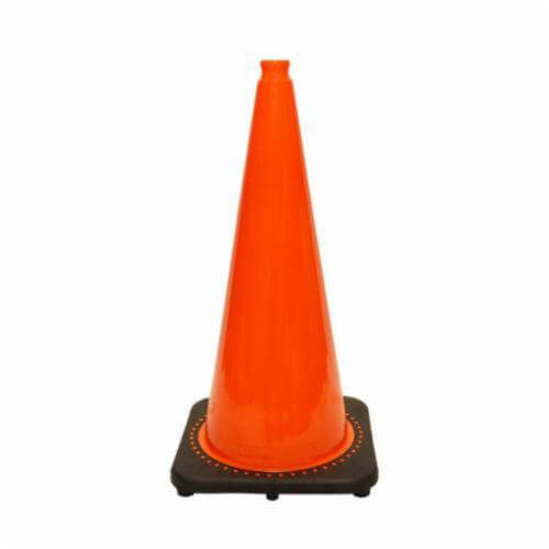 JBC™ RS70032C Revolution Plain Traffic Cone, 28 in H, Orange Cone, MUTCD Standard