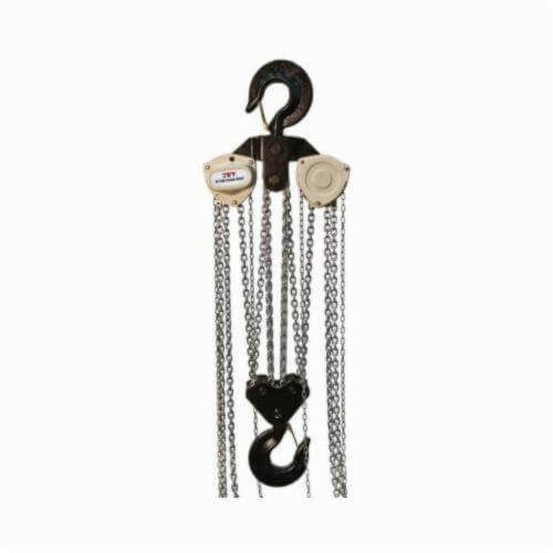 JET® 108030 L-100 Hand Chain Hoist with Overload Protection, 20 ton Load, 30 ft Lifting Height, 80 x 2 lbf Rated