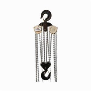 JET® 102010 L-100 Hand Chain Hoist, 20 ton Load, 20 ft H Lifting, 80 x 2 lbf Rated