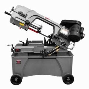 JET® 414560 Horizontal Step Pulley Band Saw, 5 in Round, 6 x 4 in, 5 x 5 in Rectangle 45° Capacity, 7 in Round, 4 x 11 in