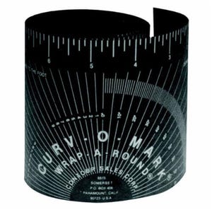 Jackson Safety* 14754 Contour Extra Large Wrap-A-Round, 4 ft L x 5 in W Blade, Flexible Gasket, Metric, Inches to 8ths