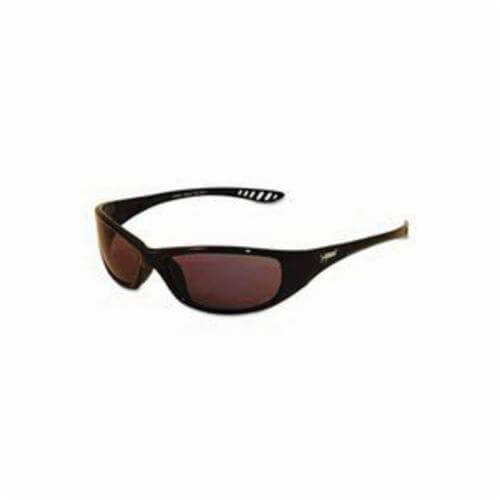 Jackson Safety* 25714 V40 Hellraiser Lightweight Safety Glasses, Anti-Scratch, Smoke Lens, Black, ANSI Z87.1, CE Certified