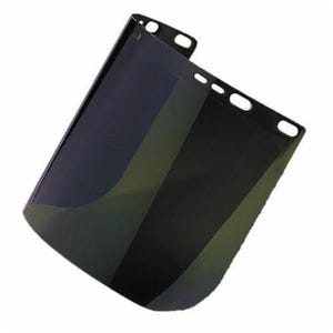 Jackson Safety* 29080 F50 D Shape Unbounded Faceshield Visor, IRUV 5, Polycarbonate, 8 in H x 15-1/2 in W x 0.06 in Thick Visor