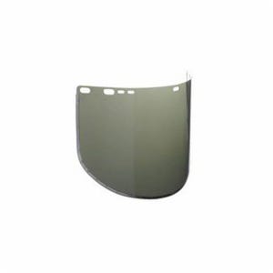Jackson Safety* 29090 F30 D Shape Bounded Faceshield Visor, 9 in H x 15-1/2 in W, Acetate/Aluminum Bound, Dark Green