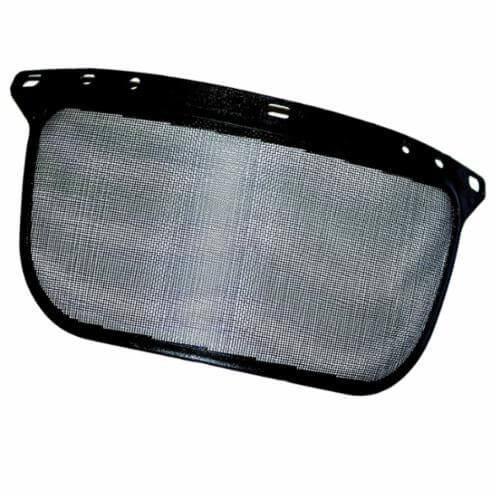 Jackson Safety* 29102 F60 N Shape Bounded Faceshield Visor, Steel Mesh, 8 in H x 15-1/2 in W x 0.02 in Thick Visor