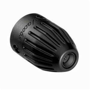 Jacobs® 30726 DC4595 Keyless Drain Chuck, 1/4 to 1/2 in Capacity, 13/16-20 Mounting, 2.49 in Closed Length, 2.49 in Open Length