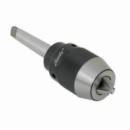 Jacobs® 31408 Drill Chuck, High Precision/High Torque Keyless, Series: JK 130-MT2, 0.039 to 0.512 in, Ball Bearing