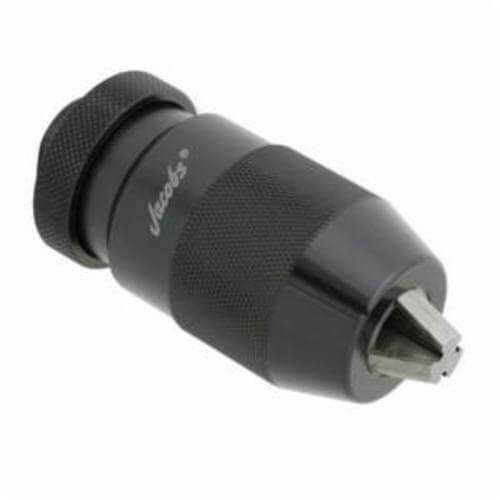 Jacobs® 33364 Drill Chuck, Keyless Medium Duty, Series: JK 130 J33, 0.039 to 0.512 in, Ball Bearing, 3.74 in Closed Length