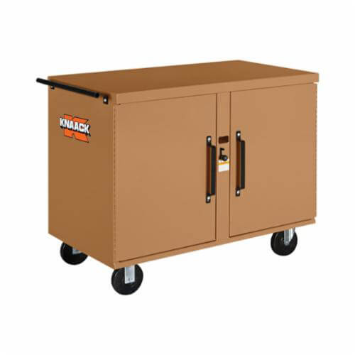 Knaack® 49 StorageMaster® Rolling Work Bench, 37-1/2 in H x 25 in W x 46-1/4 in D, 1000 lb Load, Tan