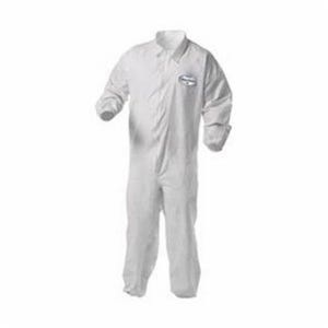 KleenGuard* 38929 A35 Liquid Particle Protection Disposable Coverall, XL, White, Microporous Film Laminate