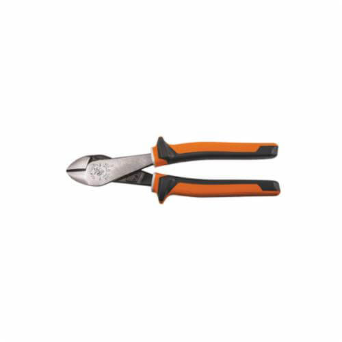 Klein® 200028EINS Standard Tapered Nose Cutting Plier, 0.813 in L x 1.188 in W x 0.813 in Thick Steel, 8-1/4 in OAL, Diagonal/High Leverage Cut