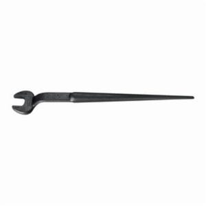 Klein® 3212 Erection Open End Wrench, 1-1/4 in Wrench, 60° Offset, 16-5/8 in L, Forged Alloy Steel, Industrial Black