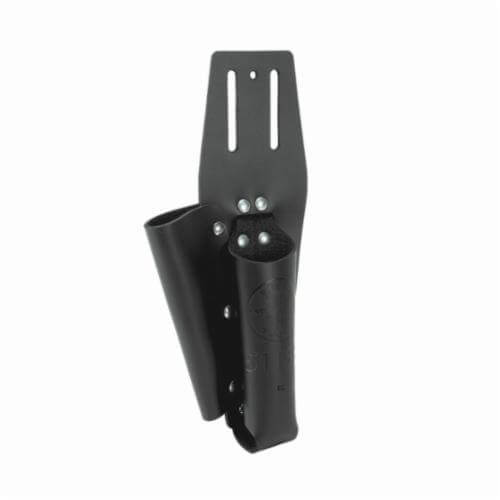 Klein® 5118S Slotted Tool Holder, 2 pocket, For use with 7 to 9 in Side Cutting Plier, Screwdriver, Leather, Black