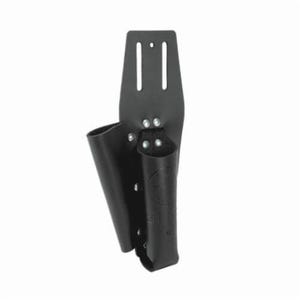 Klein® 5118S Slotted Tool Holder, 2 pocket, For use with 7 to 9 in Side Cutting Plier, Screwdriver, Leather, Black