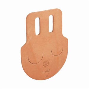 Klein® 5460 Slotted Erection Wrench Holder, 1 pocket, Leather, Tan