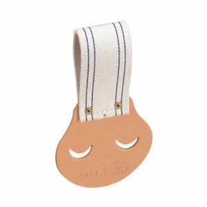 Klein® 5461T Cotton Web Tunnel Wrench Holder, 1 pocket, Leather, Brown