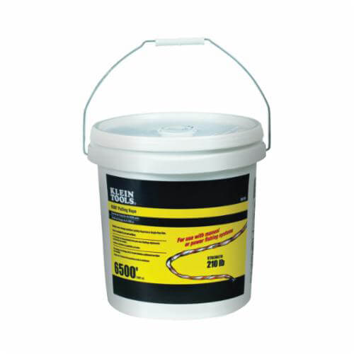 Klein® 56110 Pull Line with Orange Tracer, 110 lb Tensile Strength, 6500 ft L, Polypropylene