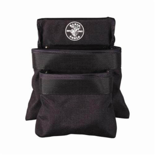 Klein® PowerLine™ 5702 Tool Pouch, 2 pocket, Nylon, Black
