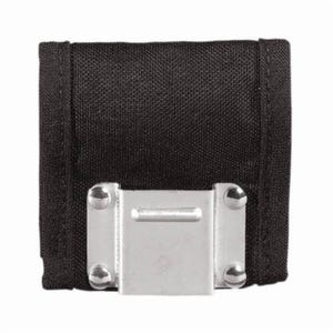 Klein® PowerLine™ 5707 Tunnel Tape Measure Holder, 1 pocket, Nylon, Black, Up to 2.25 in Belt Width